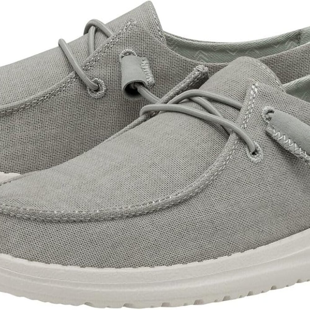 Hey Dude Women's Wendy Chambray Lace-Up Loafer - Picture 2 of 7